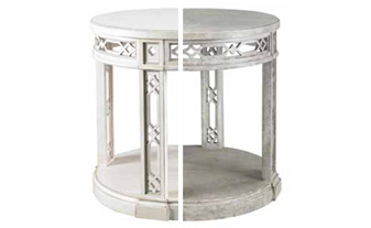 designers Mr. and Mrs. Howard product #MH10324 Pierced Fretwork Round Table